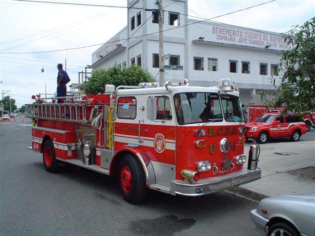 Engine 211 (Ret.) Re-lettered in Ecuador